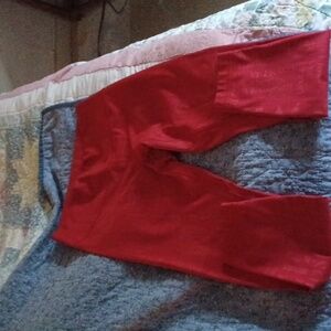 Lululemon Red Yoga Pants, Sz 10 Excellent Condition